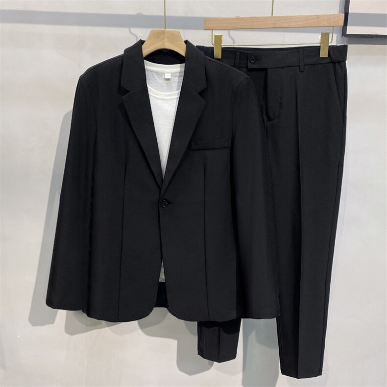2025新款四季通用基础款西装套装休闲西服套装TZ89P105,男装西服,星座1108