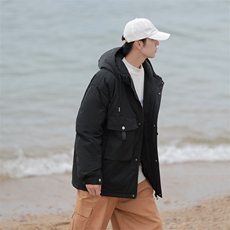冬季工装棉衣男棉袄外套ins情侣款面包棉服M0719-P110，男装棉衣，星座308B-1