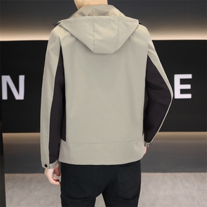 秋季夹克男高品质连帽外套型男商务休闲百搭青年外套男N9811-P130图片