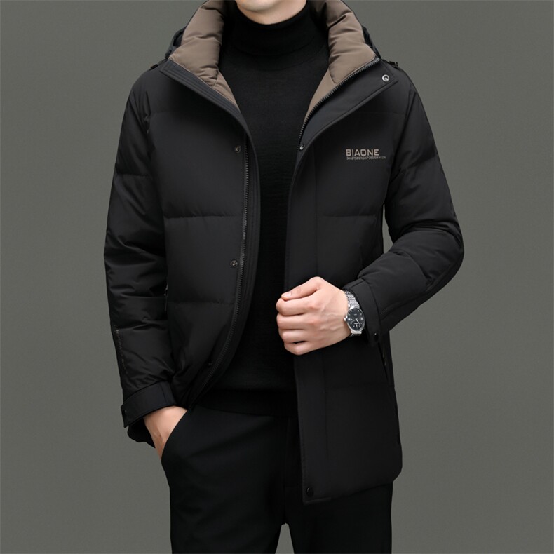 DF806钱塘2020-2时尚休闲冬季厚款连帽中年男士羽绒服P275图片