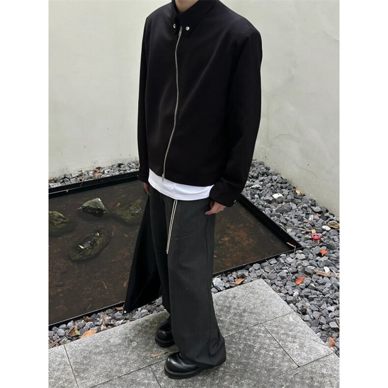 26春cleanfit黑色S拉链短款外套夹克W1986/特P55,男装夹克,电商B350