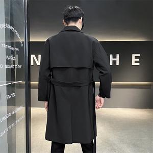 2023秋季新款潮流男装时尚风衣品质男装风衣休闲男士风衣图片