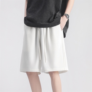 春夏新款冰丝凉感侧边拉条短裤大码 M~4XL XZ604-DK204-P35控48图片