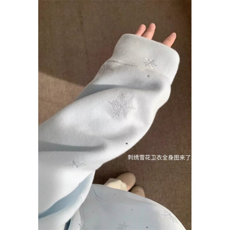 W11116-P75网图现货新款美式加绒刺绣烫钻宽松连帽卫衣高品质,男装卫衣,星座1608