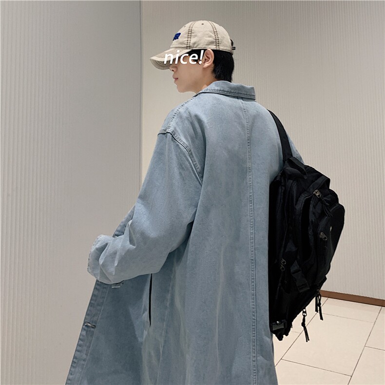 FY678-P78-控108M-5XL现货风衣长款大码宽松过膝大衣,男装风衣,星座116
