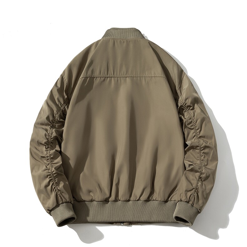 现货3色欧美街头酷炫棒球服飞行服夹克棉服外套,男装夹克,电商A105