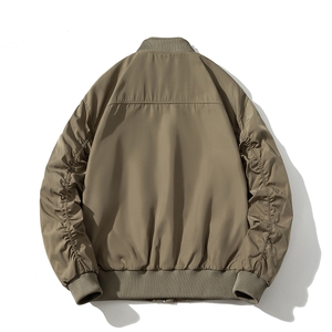 现货 3色欧美街头酷炫棒球服飞行服夹克棉服外套图片