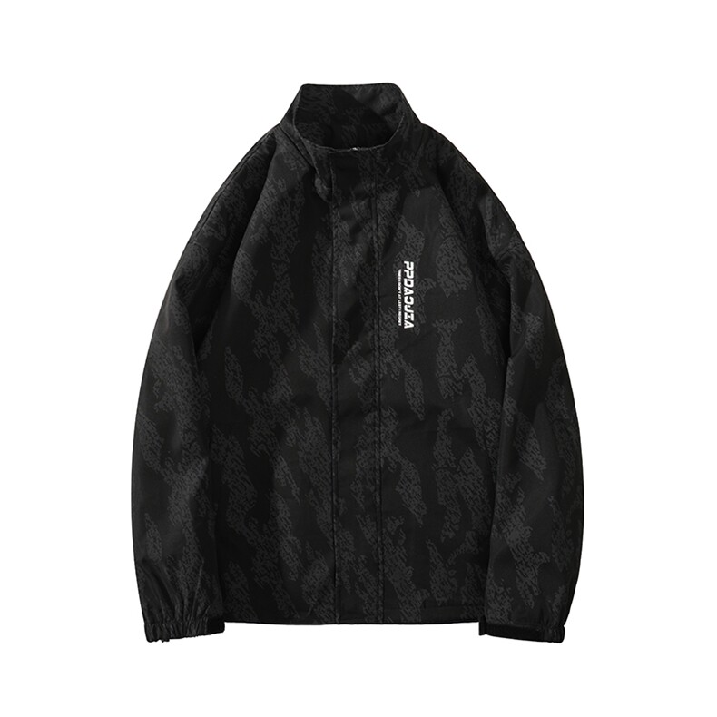 图案有版权新款暗纹立领大码棉服夹克外套男士J614加棉-P80控118,男装夹克,电商A001