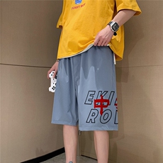 1港风休闲大码M-5XL运动5分原宿潮流五分裤男士中裤DK780P25控38，男装牛仔裤，星座226-2