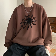数据挺好可上300g重磅蛛网圆领卫衣宽松大码外套M-5XLP35控58，女装短外套，电商B219B