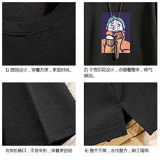 Q11042-P30春夏季七分袖t恤男大码五分袖男短袖中袖砖墙挂拍，男装T恤，电商A040A