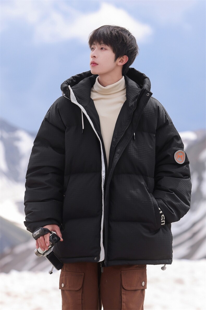 雪景男士冬季保暖防寒90白鸭绒羽绒服外套A406Y7712P228,男装羽绒服,星座309（原A406）