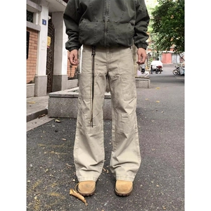 cleanfit水洗伐木工装裤男生宽松美式直筒裤子男潮长裤K6116-P62图片