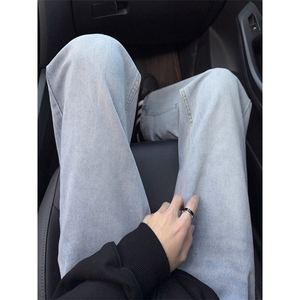 B221 美式ins暗黑高街重工艺修身微喇牛仔裤 LK24372-特P45控78图片