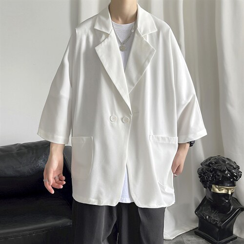 控价89夏新薄款西服宽松大码冰丝防嗮服JK202-P55,男装西服,电商A128
