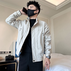 高级感痞帅炸街外套男立领夹克社会小伙店主风301C-JK15-P98控138图片