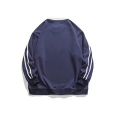 白底320G高品质23春季时尚圆领重磅卫衣套头无帽上衣B721P55控78，男装卫衣，电商A247-1