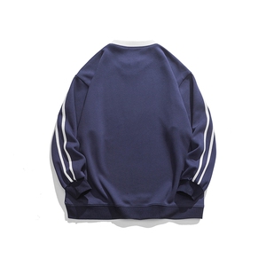 白底320G高品质 23春季时尚圆领重磅卫衣套头无帽上衣B721P55控78图片