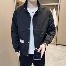 春秋款立领夹克男宽松休闲男装工装外套男士短款衣服JK96044，男装夹克，星座516A