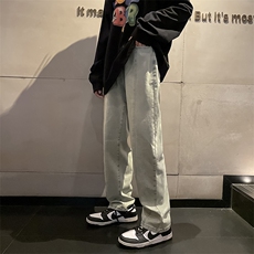 点击6牛仔裤直筒小脚B342-K6295-P45控59加绒P55，男装牛仔裤，电商B342