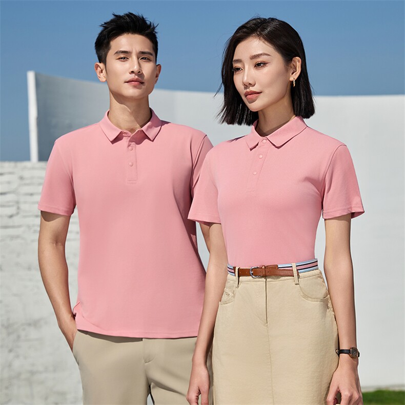 2025年夏季宽松型POLO领亲肤透气男女同款,男装T恤,玖雅羊绒