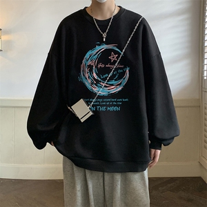 春季圆领卫衣男大码韩版宽松长袖外套S6341-P28图片