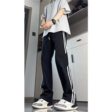 高个子加长男裤子夏季冰丝薄款休闲裤190cm115条纹运动裤KZ048P50，男装休闲裤，电商B312