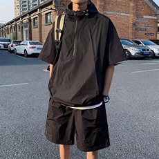 2025防晒衣套装男士夏季宽松休闲运动防紫外线一套男夏装，男装防晒衣，星座506A