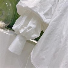 22春装新款宽松节节灯笼袖大版衬衫，女装衬衫，WOOSING