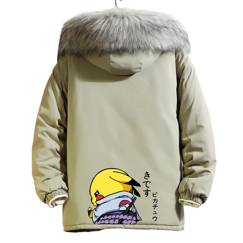 MM48036-P130冬季大毛领衣男士大码加厚袄男服砖墙,男装棉衣,电商A040A