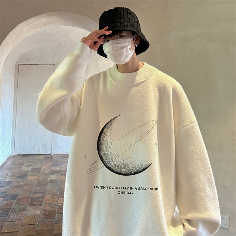 控68半高领毛衣男士大码针织衫男毛线衣男M18246-P45加绒款-P65,男装针织衫/毛衣,电商A040
