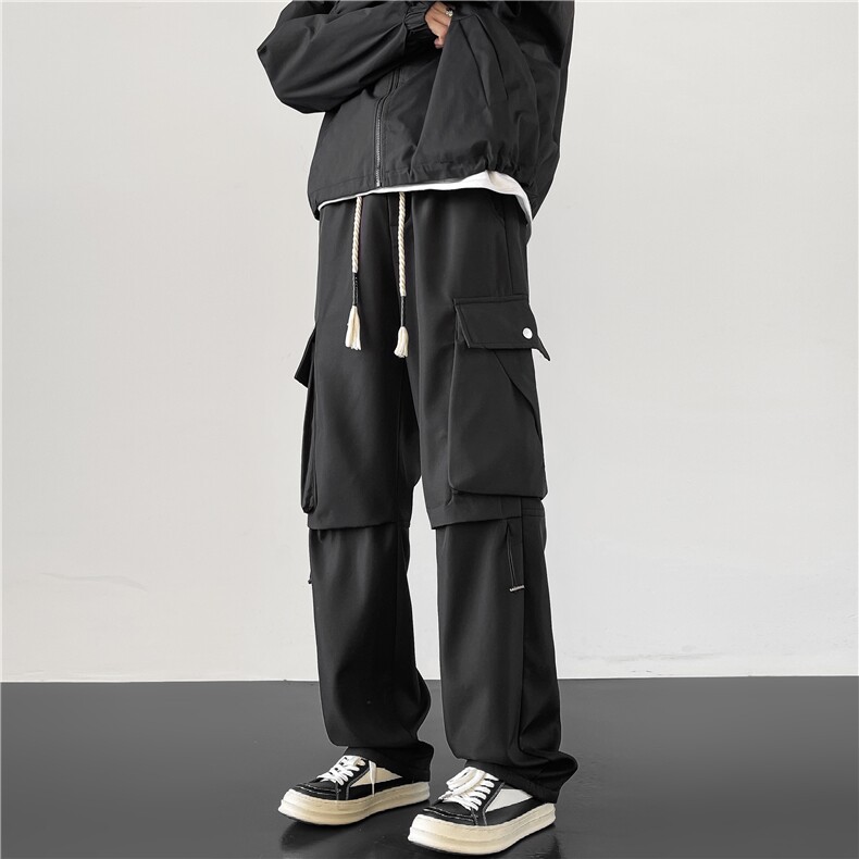 工装冲锋裤男士美式机能风潮牌秋宽休闲长裤1001-1-XK66-P40,男装工装外套,星座1001-1