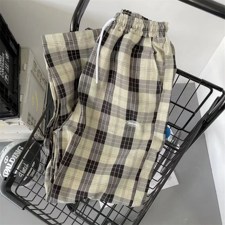 男新款青少年时尚休闲格子裤FK62P30,男装休闲裤,星座1116-2