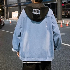 潮流夹克潮男春季假两件外套夹克JB39P50，男装夹克，星座1116-2