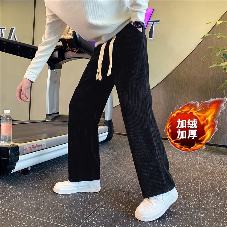 加绒加厚雪尼尔裤子男韩版大码社会小伙冬季休闲裤JR2070-P70，男装卫衣，星座313B-2(原星座309A-2)