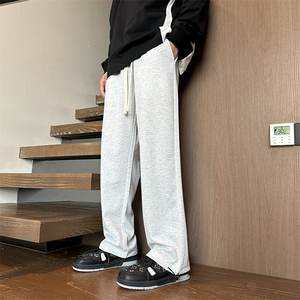 KP769 P28港风菠萝棉休闲裤宽松运动裤拖地裤束脚裤男图片