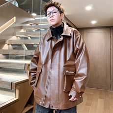 三合一冬季加厚刺绣皮棉衣男翻领棉服棉袄子潮A266-PYT0071-P120，男装棉衣，电商A266