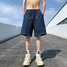 现货！抖音宽松休闲牛仔裤夏季五分裤短裤牛仔短裤DK03-P50，男装牛仔裤，电商B327