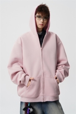 3XL-S基础百搭拉链开衫卫衣男休闲外套小心机WY45-P58400g，女装短外套，电商D206-1