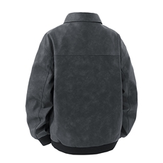 2026春季新款直播品质休闲皮夹克飞行服皮衣男外套PY237-P50，男装夹克，星座1402-1