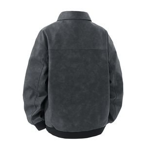 2026春季新款直播品质休闲皮夹克飞行服皮衣男外套PY237-P50图片