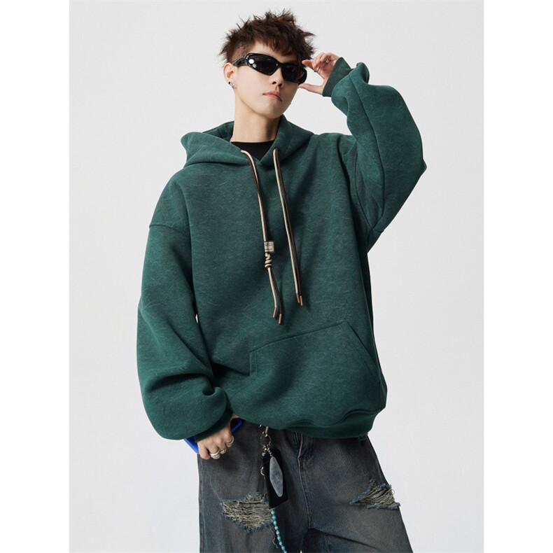 春季重磅高品质纯色砂洗做旧连帽卫衣JF20-特P62控98加绒P66控108，男装卫衣，电商A422-1