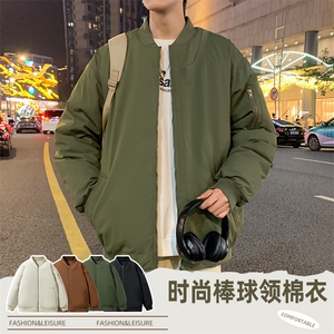 棒球服外套男女棉服美式潮牌复古高级感男装宽松飞行员M0822-P98图片