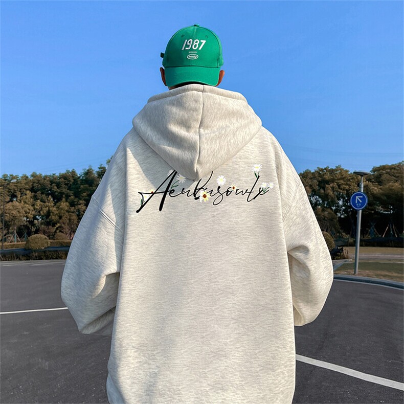抖音得物供货可提供视频春装重磅美式宽松连帽卫衣DL2408,男装卫衣,电商A486-1