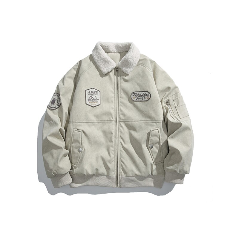 2025冬季新款男装日系潮牌纯色宽松休闲棉服加厚外套MY386-F172,男装棉衣,电商A101（原外27）