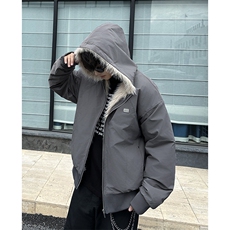 F630P120冬季美式复古座山雕棉服外套男女短款连帽工装加厚夹克，男装棉衣，星座512-6