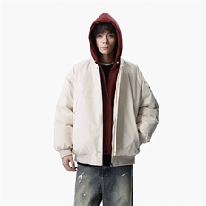 无影墙美式潮牌工装棉服男女冬季宽松休闲假两件外套-A2357P88，男装棉衣，电商B241