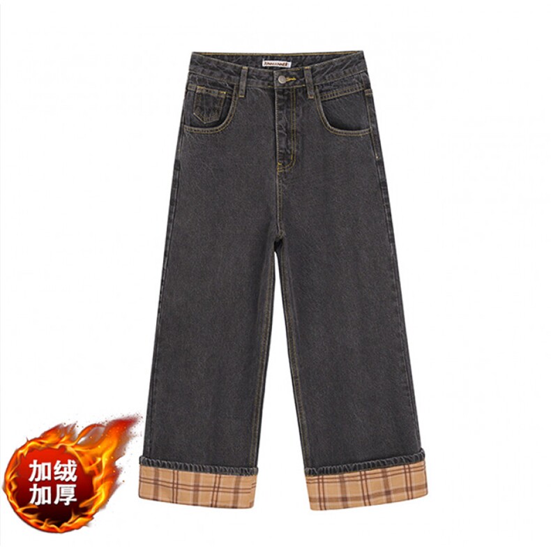 1506-1/KK301/P45款美式复古潮牌宽松直简阔腿百搭休闲牛仔长裤男,男装休闲裤,星座1506-1