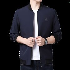 M2133钱塘2021-2春季男士连帽夹克商务高端男装P120控价不低198，男装夹克，钱塘207-2