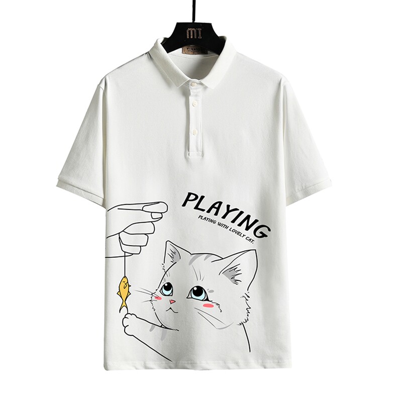 PL57129-P35翻领短袖polo衫男大码胖子半袖t恤男有领保罗衫,男装Polo衫,电商A040A